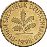 Reverse 5 Pfennig 1998 A