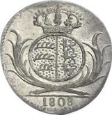 Reverse 3 Kreuzer 1808