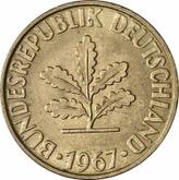 Reverse 10 Pfennig 1967 F
