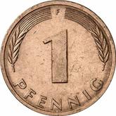 Obverse 1 Pfennig 1981 F