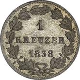 Reverse Kreuzer 1838