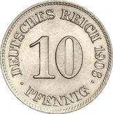 Obverse 10 Pfennig 1906 E