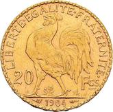 Reverse 20 Francs 1904 A