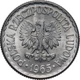 Obverse 1 Zloty 1965 MW