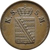 Obverse 1 Pfennig 1853 F