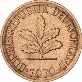 Reverse 2 Pfennig 1979 F