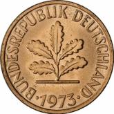 Reverse 2 Pfennig 1973 D