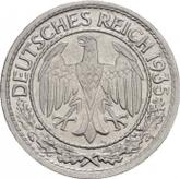 Obverse 50 Reichspfennig 1935 G