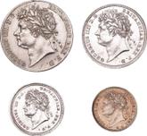 Obverse Coin set 1826 Maundy