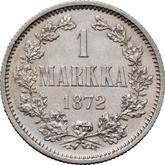 Reverse 1 Mark 1872 S