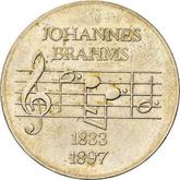 Obverse 5 Mark 1972 Johannes Brahms