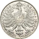 Reverse 3 Mark 1915 A Saxe-Weimar-Eisenach