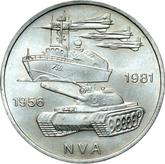 Obverse 10 Mark 1981 A National People's Army