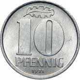 Obverse 10 Pfennig 1971 A