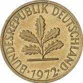 Reverse 5 Pfennig 1972 G