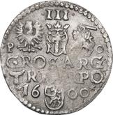 Reverse 3 Groszy (Trojak) 1600 PO Poznań Mint