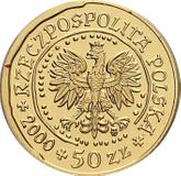 Obverse 50 Zlotych 2000 MW NR White-tailed eagle