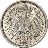 Reverse 10 Pfennig 1890 A