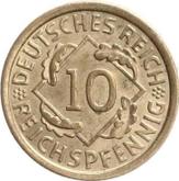 Obverse 10 Reichspfennig 1928 A