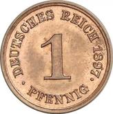 Obverse 1 Pfennig 1897 E