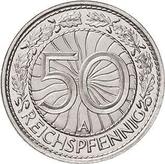 Reverse 50 Reichspfennig 1928 A