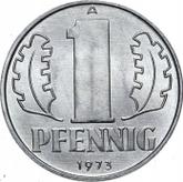 Obverse 1 Pfennig 1973 A