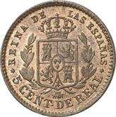 Reverse 5 Céntimos de real 1864