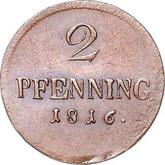 Reverse 2 Pfennig 1816