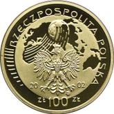 Obverse 100 Zlotych 2002 MW World Football Cup 2002