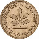 Reverse 1 Pfennig 1975 G