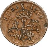 Reverse 1 Grosz 1754 Crown