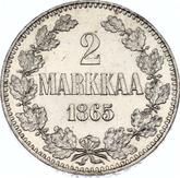 Reverse 2 Mark 1865 S
