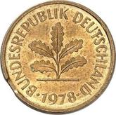 Reverse 5 Pfennig 1978 J
