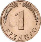 Obverse 1 Pfennig 1988 F