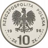 Obverse 10 Zlotych 1996 MW 40th Anniversary - Poznan Workers Protest
