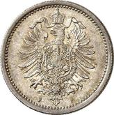 Reverse 50 Pfennig 1876 F