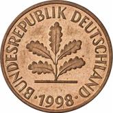 Reverse 2 Pfennig 1998 G