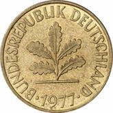 Reverse 10 Pfennig 1977 G