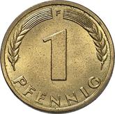 Obverse 1 Pfennig 1949 F Bank deutscher Länder