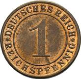 Obverse 1 Reichspfennig 1931 E
