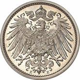 Reverse 10 Pfennig 1909 E