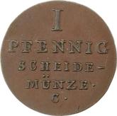 Reverse 1 Pfennig 1826 C