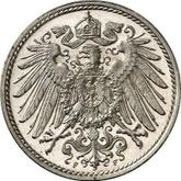Reverse 10 Pfennig 1913 F