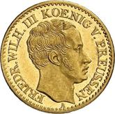 Obverse 1/2 Frederick D'or 1837 A