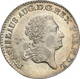 Obverse 1 Zloty (4 Grosze) 1767 FS