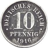Obverse 10 Pfennig 1916