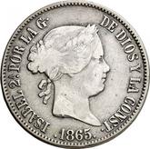 Obverse 50 Centavos 1865