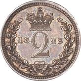 Reverse Twopence 1823 Maundy