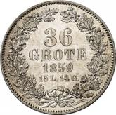 Reverse 36 Grote 1859