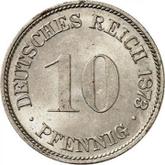 Obverse 10 Pfennig 1873 C